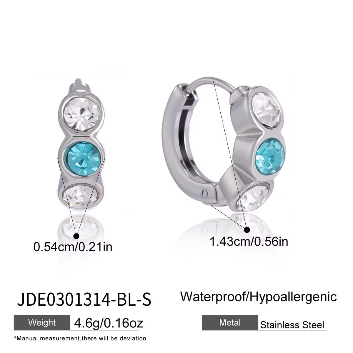 EVONNE EARRINGS ( SILVER)