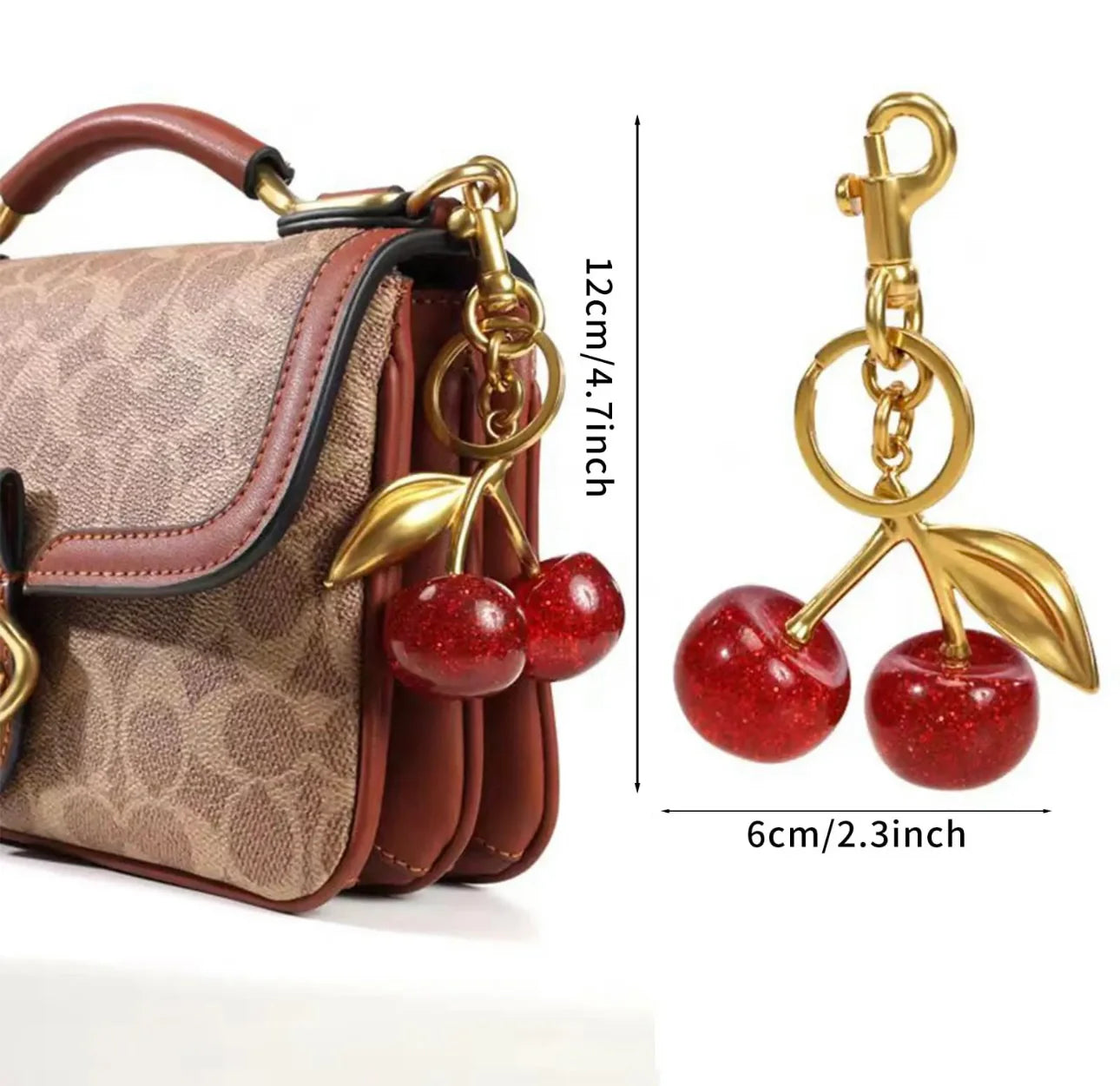 CHERRY BAG CHARM