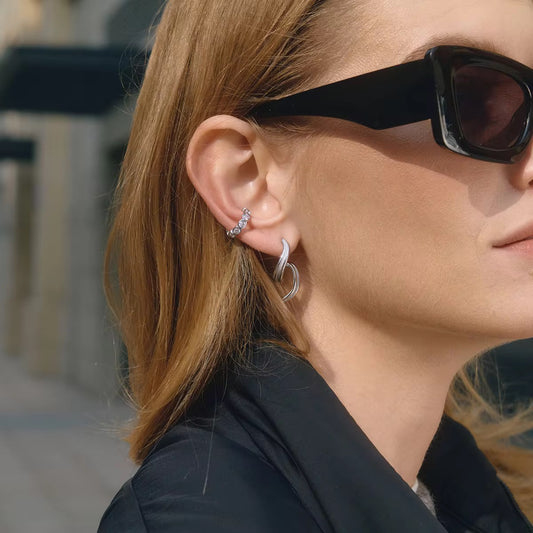 SARAH EARCUFFS ( SILVER)