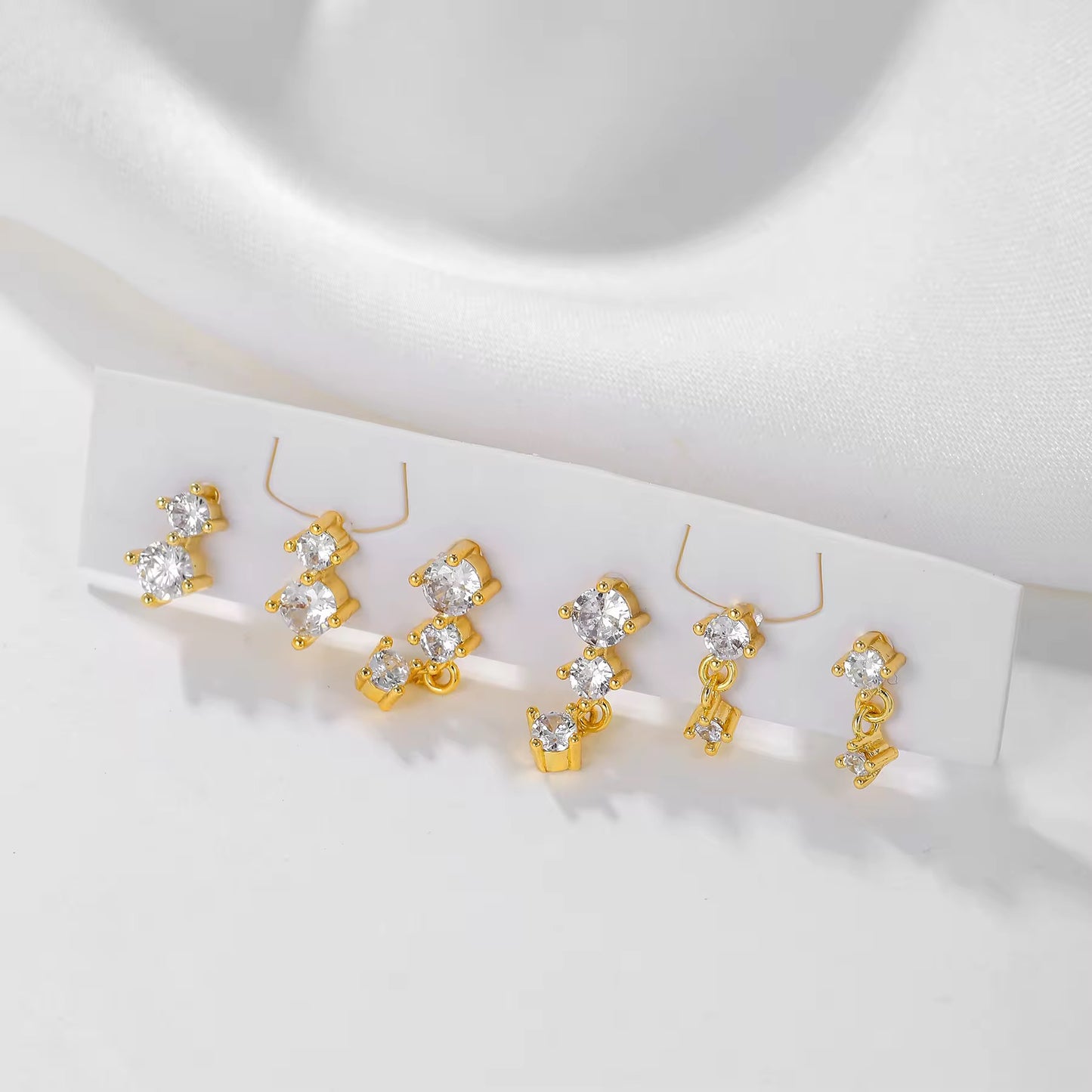 BELLA EARRINGS ( SET OF 3 PAIRS)