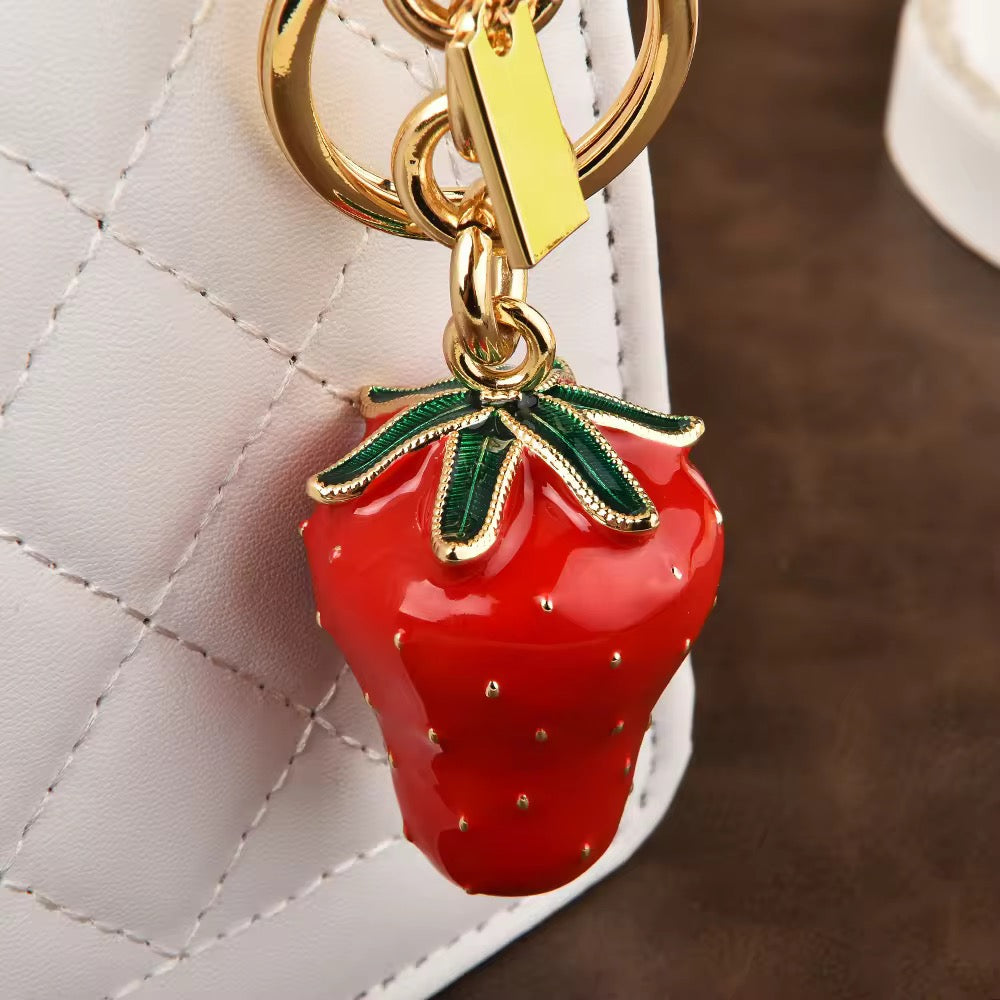 STRAWBERRY BAG CHARM