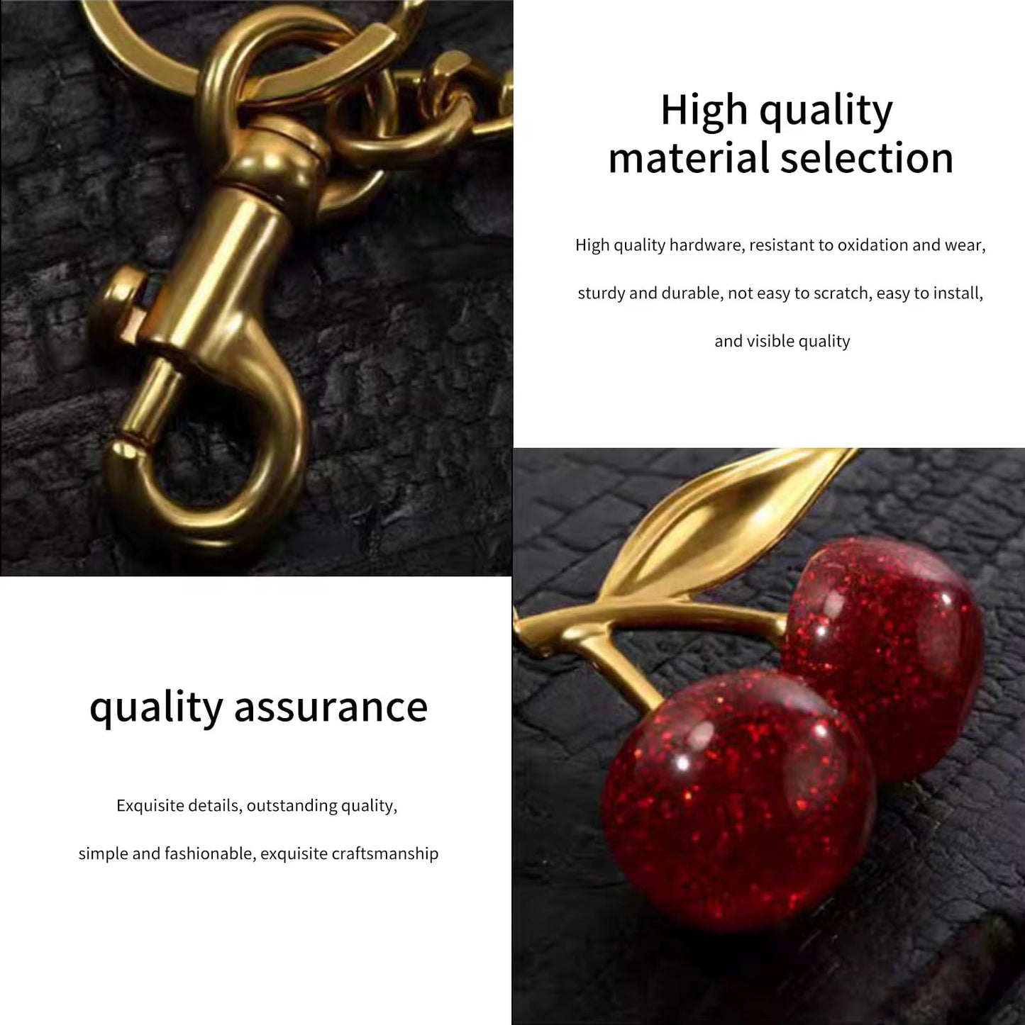 CHERRY BAG CHARM