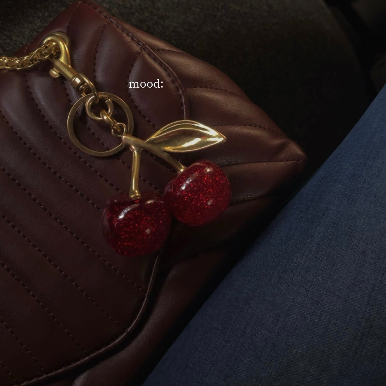 CHERRY BAG CHARM