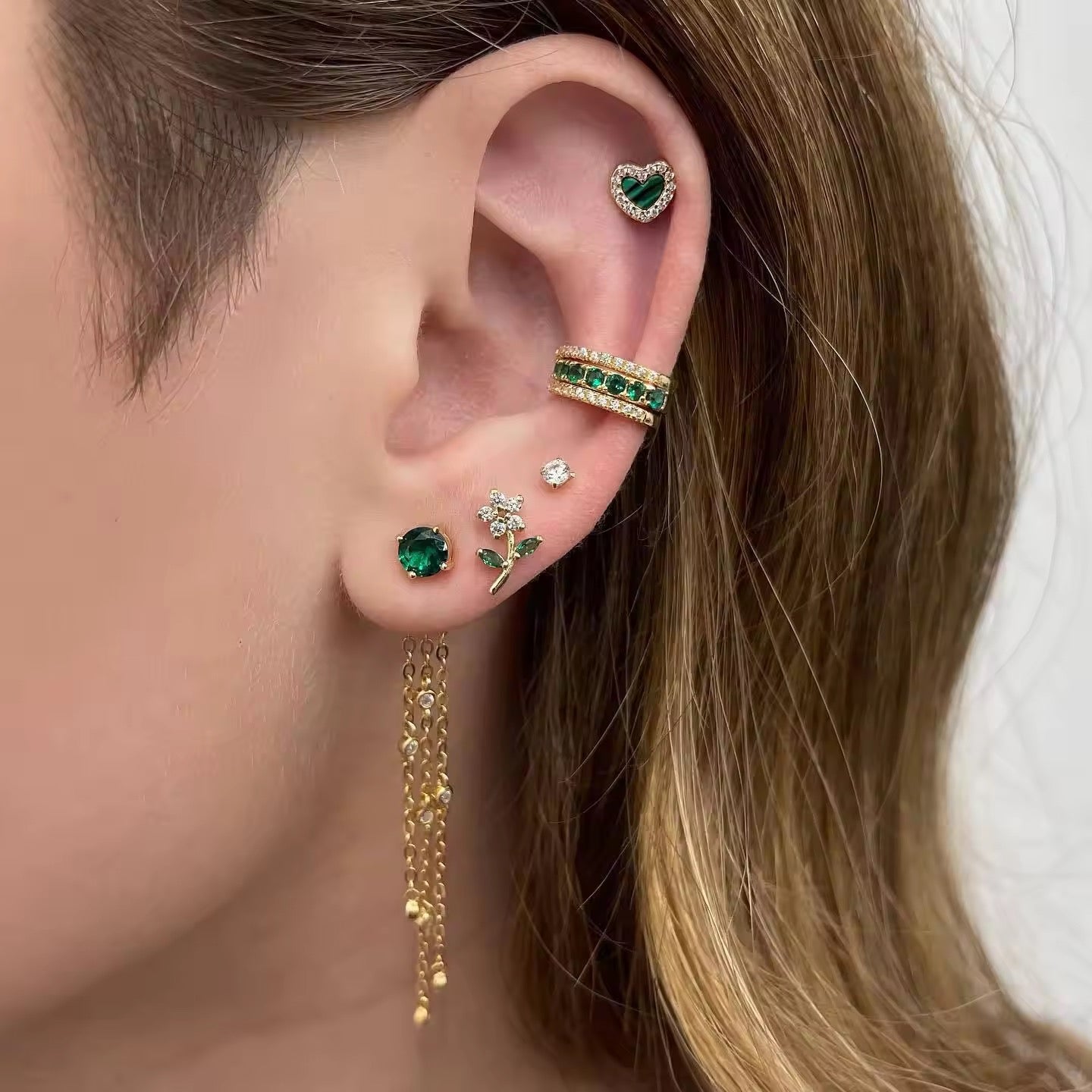 EMERELLE EARRINGS ( SET OF 7)