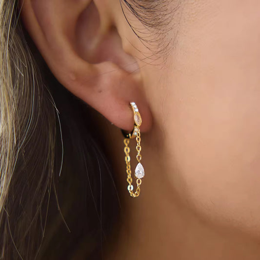 MATCHA EARRINGS ( WHITE )