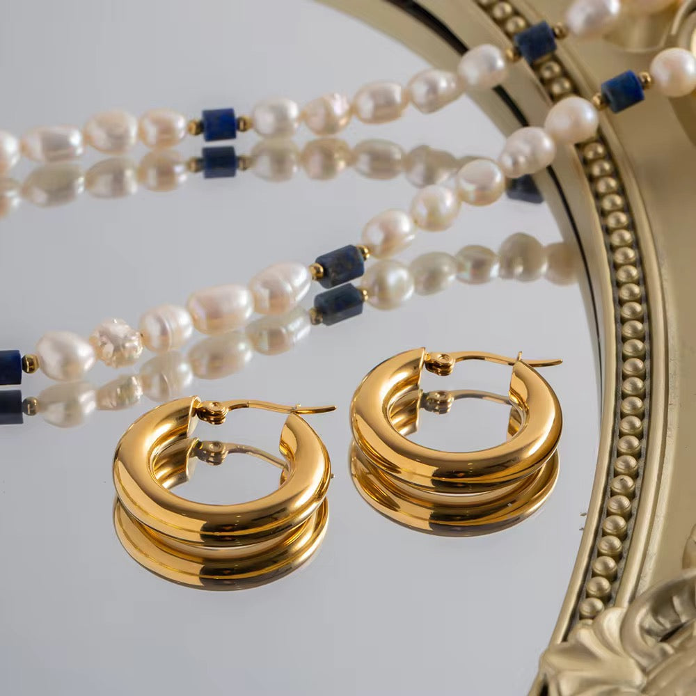 LARA HOOPS EARRINGS