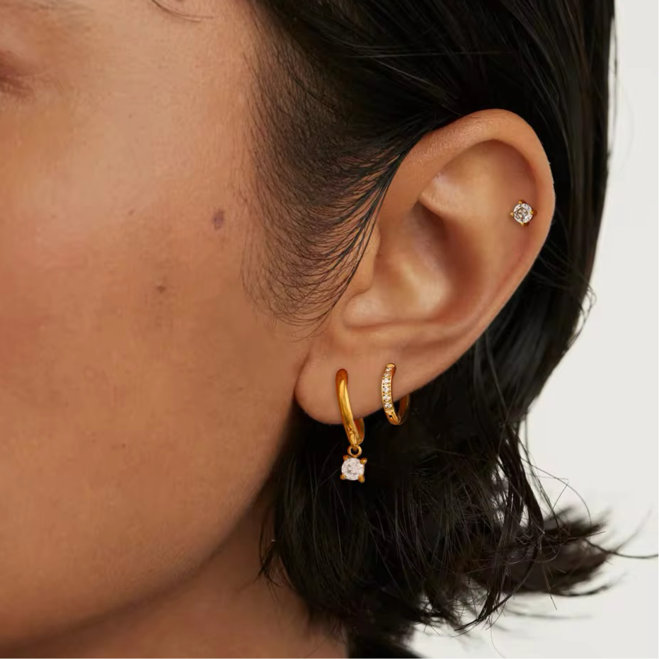 HARPER EARRINGS (SET OF 3 PAIRS))