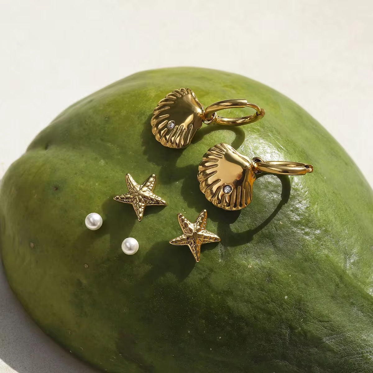 SHORE EARRINGS ( SET OF 3 PAIRS)