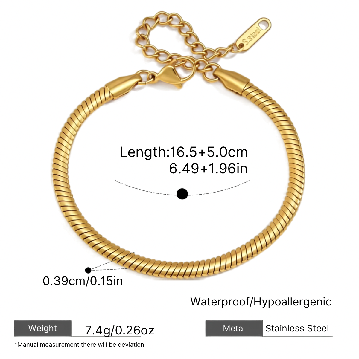 SNAKE CHAIN BRACELET