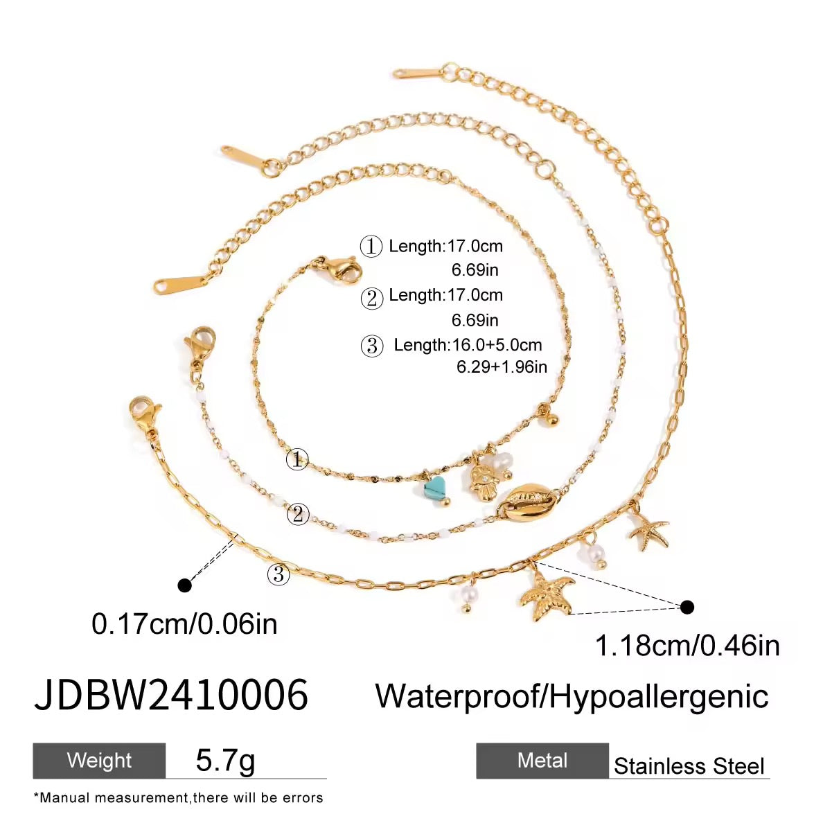 SEABREEZE BRACELET (SET OF3)