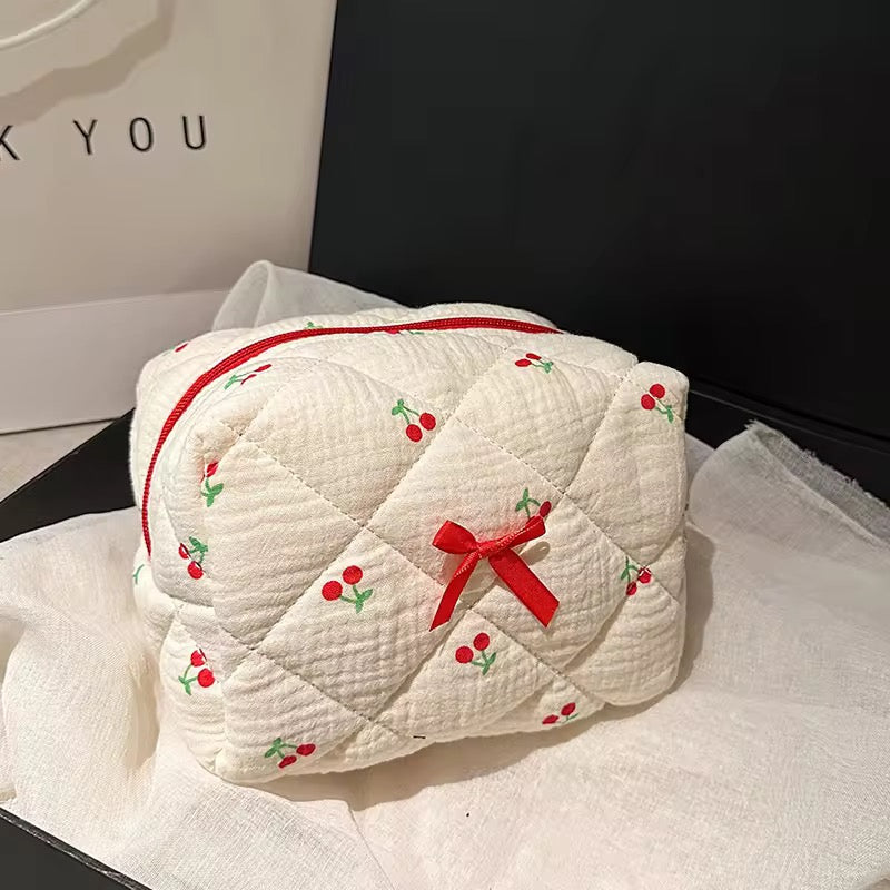 CHERRY AND HEART POUCHES