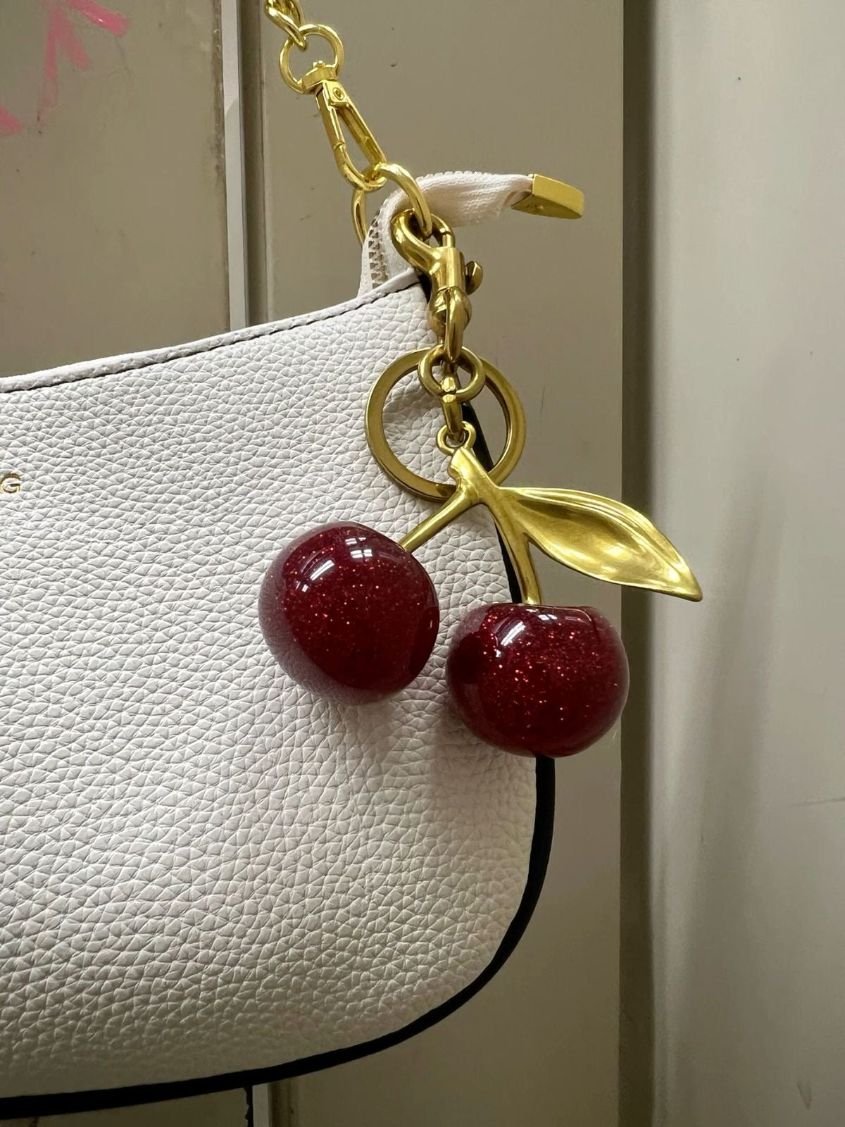 CHERRY BAG CHARM