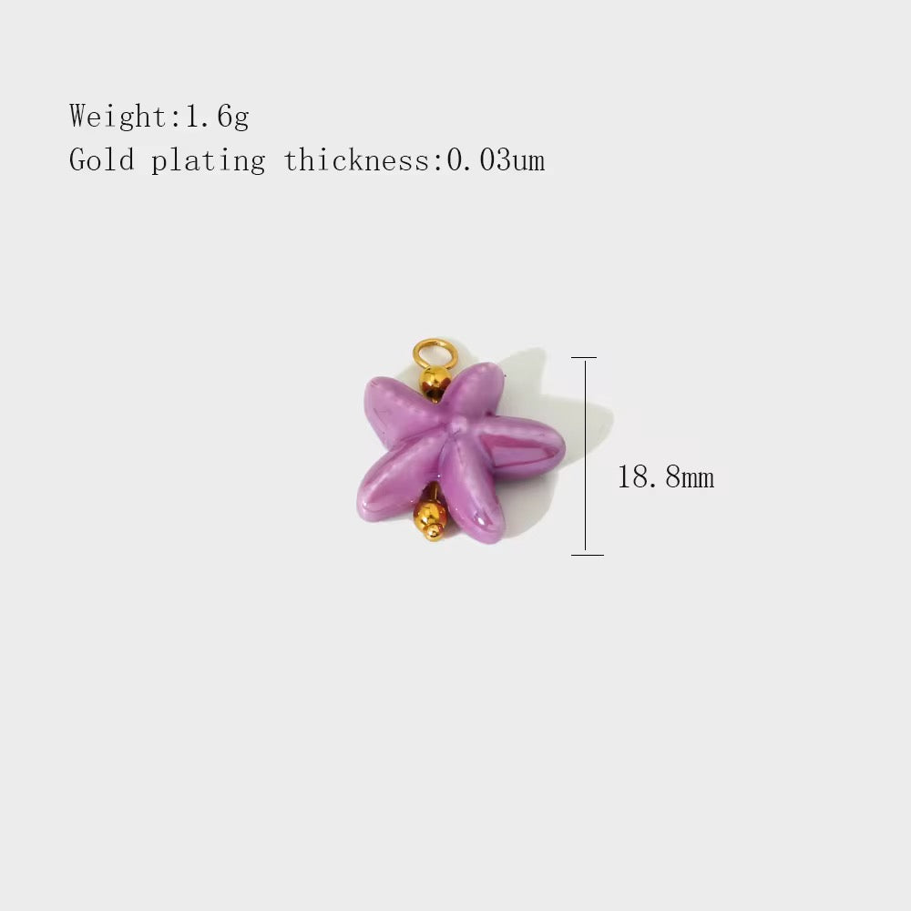 STARFISH ENAMEL CHARM