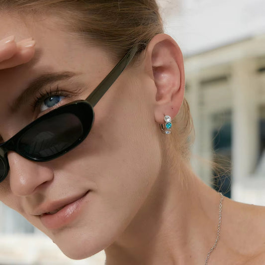 EVONNE EARRINGS ( SILVER)