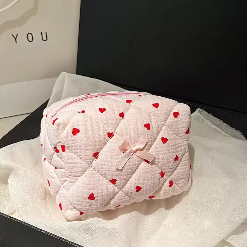 CHERRY AND HEART POUCHES