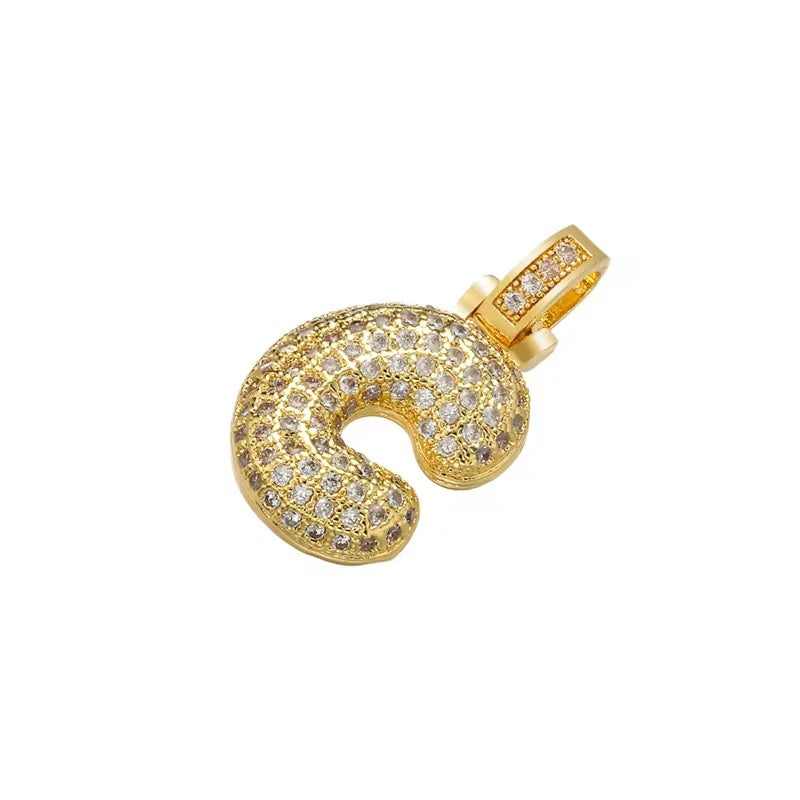 BUBBLE ICED NECKLACE(With chain)