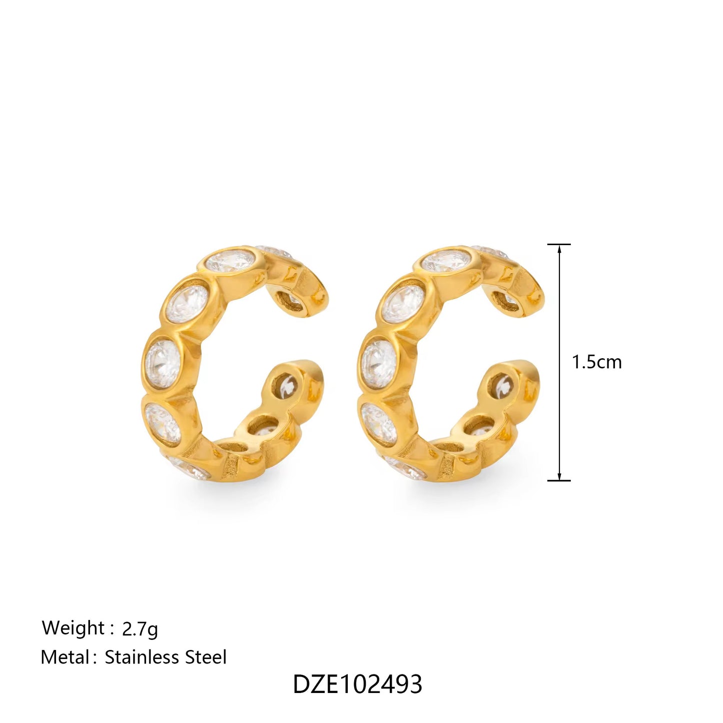 SARAH CUFF EARRINGS