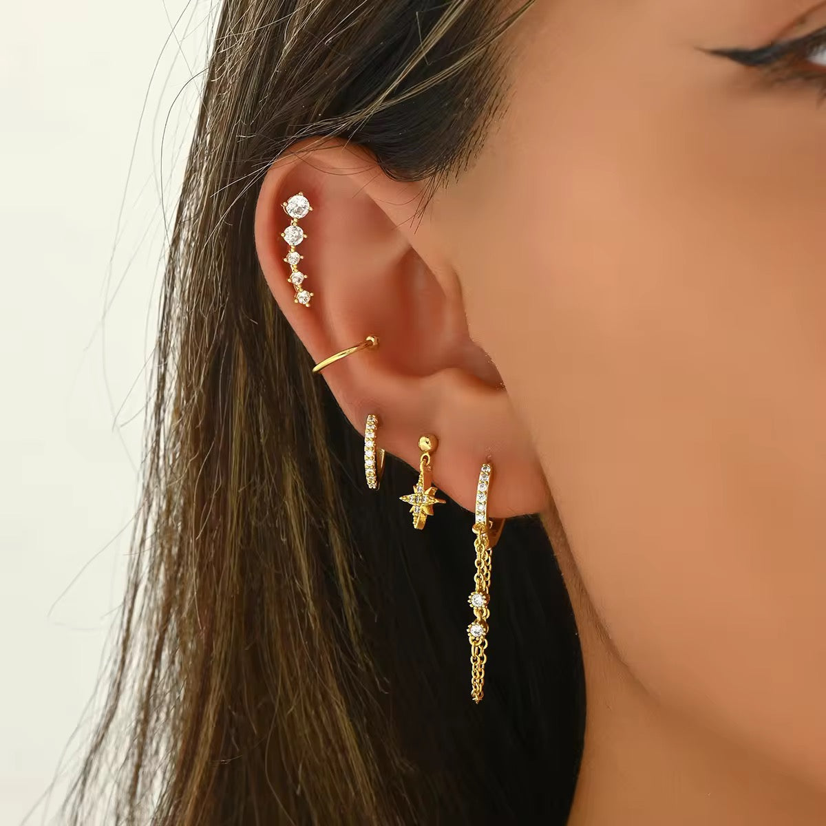 STARRY EARRINGS ( SET OF 3)