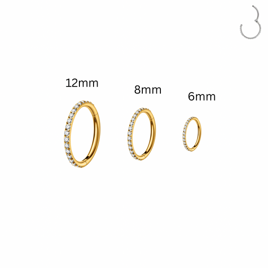 TITANIUM BALI CLICKERS (STUDDED)