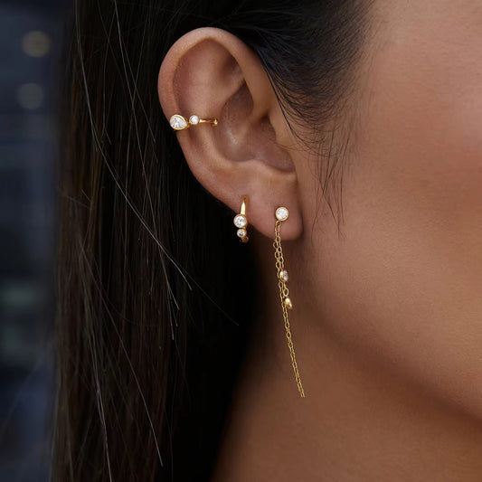 ELISE EARRINGS (SET OF 3 PAIRS)