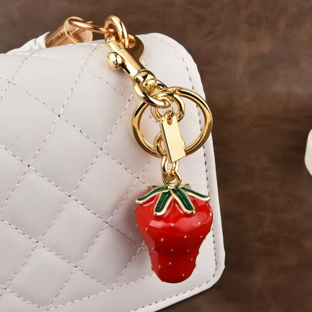 STRAWBERRY BAG CHARM