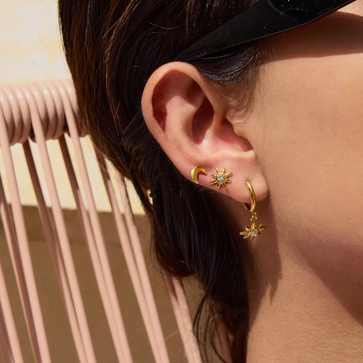 CELESTIAL EARRINGS (SET OF 3 PAIRS)