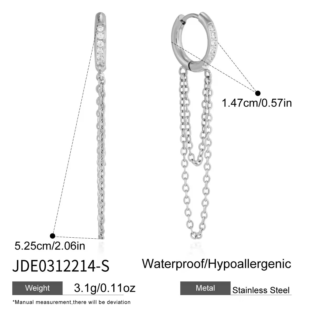 SERENA EARRINGS ( SILVER)