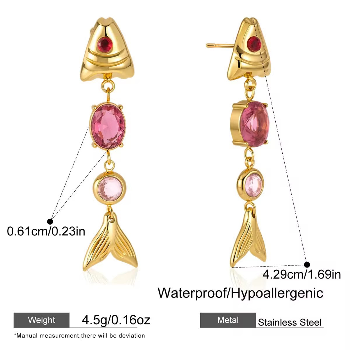NEMO EARRINGS (PINK)