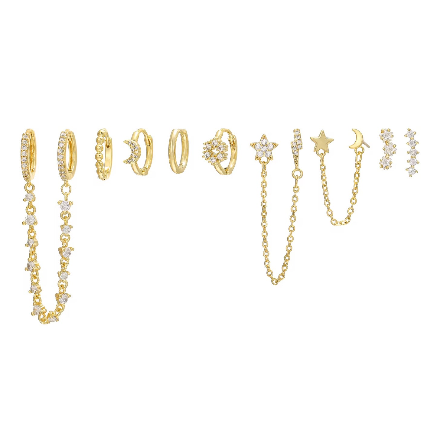AUVIA EARRINGS ( SET OF 9)