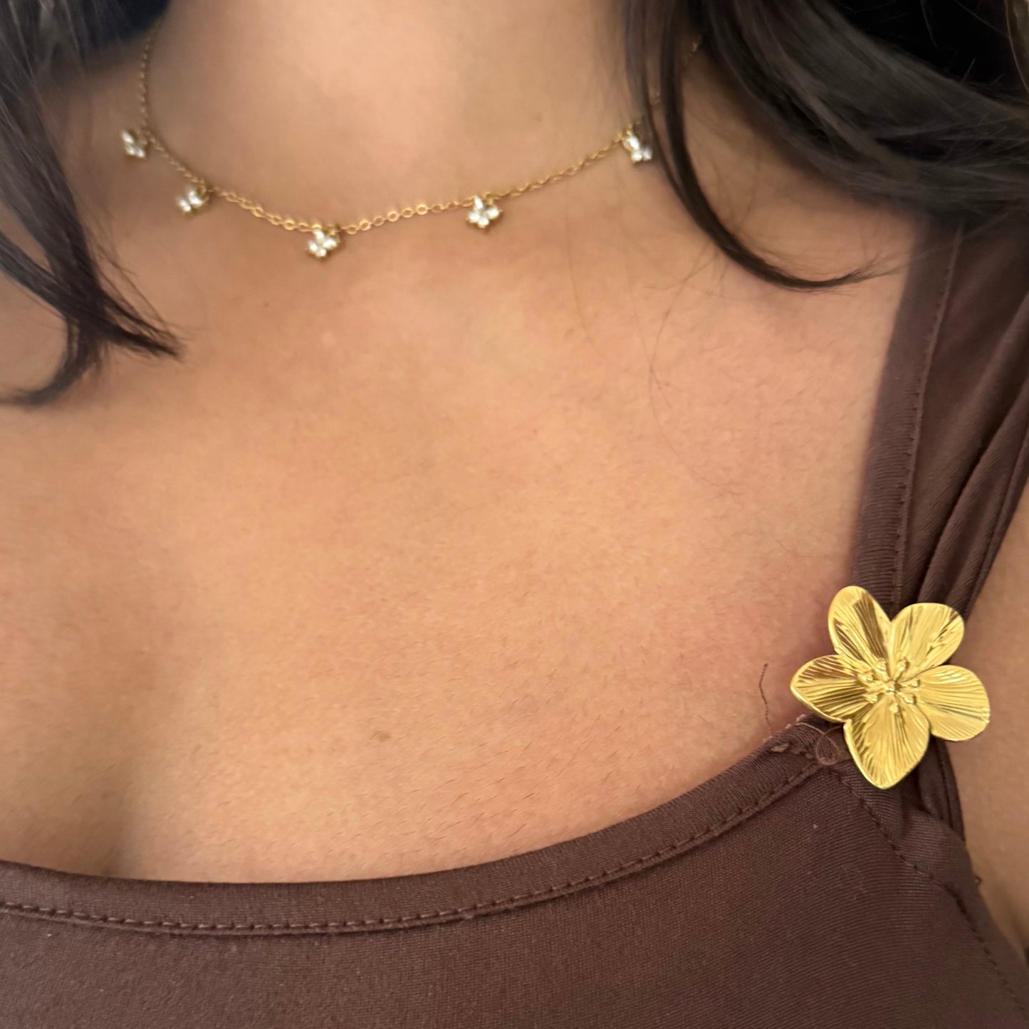 FLOWER BROOCH
