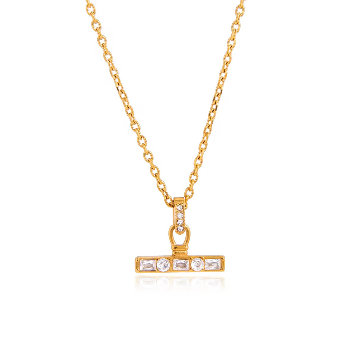 T BAR NECKLACE