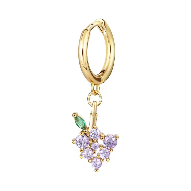 BERRIES EARRINGS ( SET FOR 6 PAIRS)