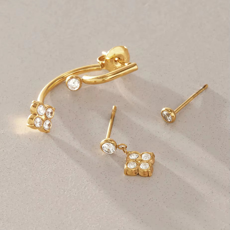 ATHALIE EARRINGS (SET OF 3 PAIRS)