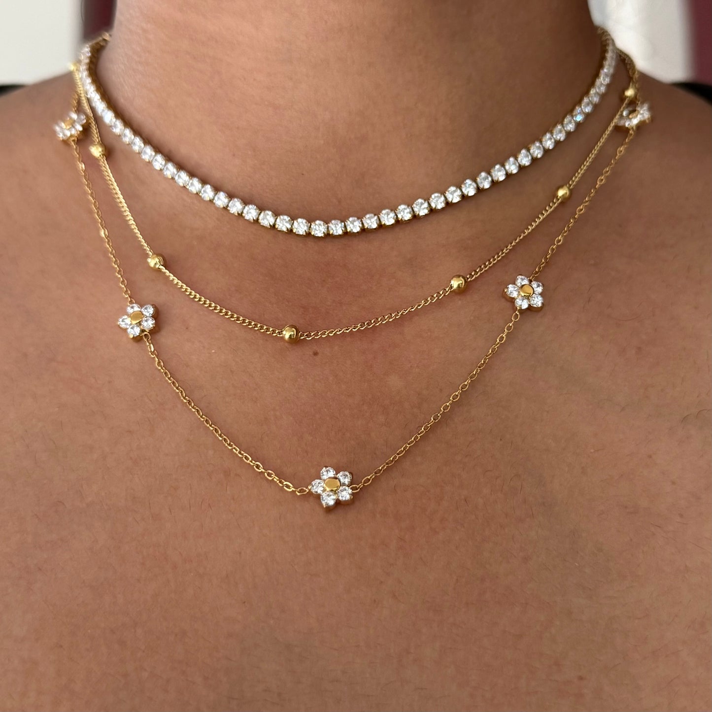 TENNIS CHAIN NECKLACE