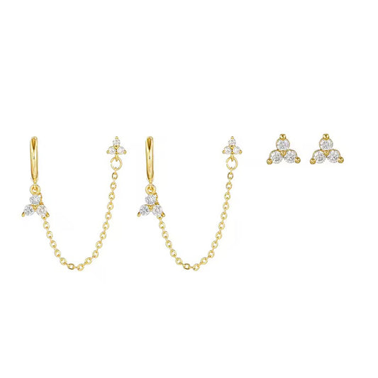 MERIVA EARRINGS ( SET OF 2 PAIRS)