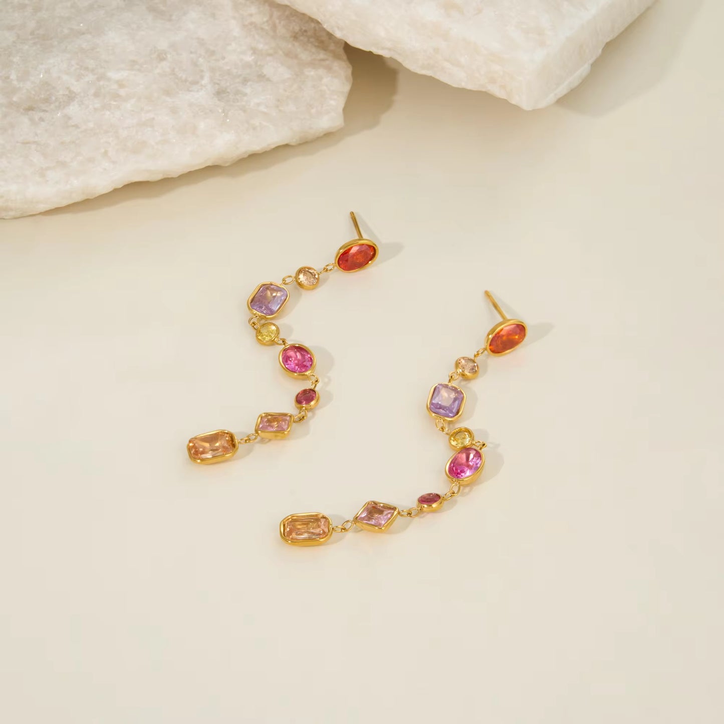 GALAXY EARRINGS ( MULTI)