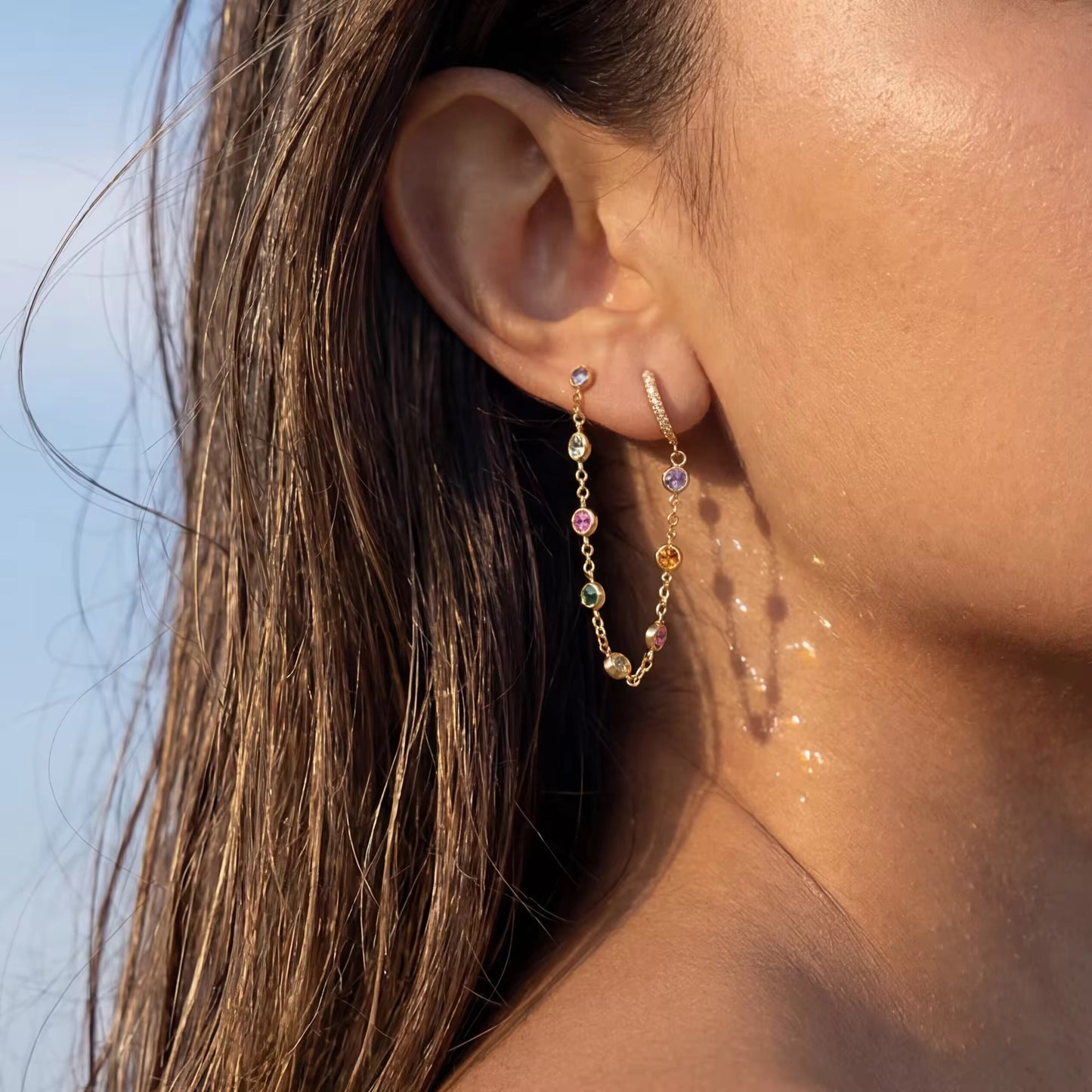 MIDNIGHT EARRINGS ( MULTI)