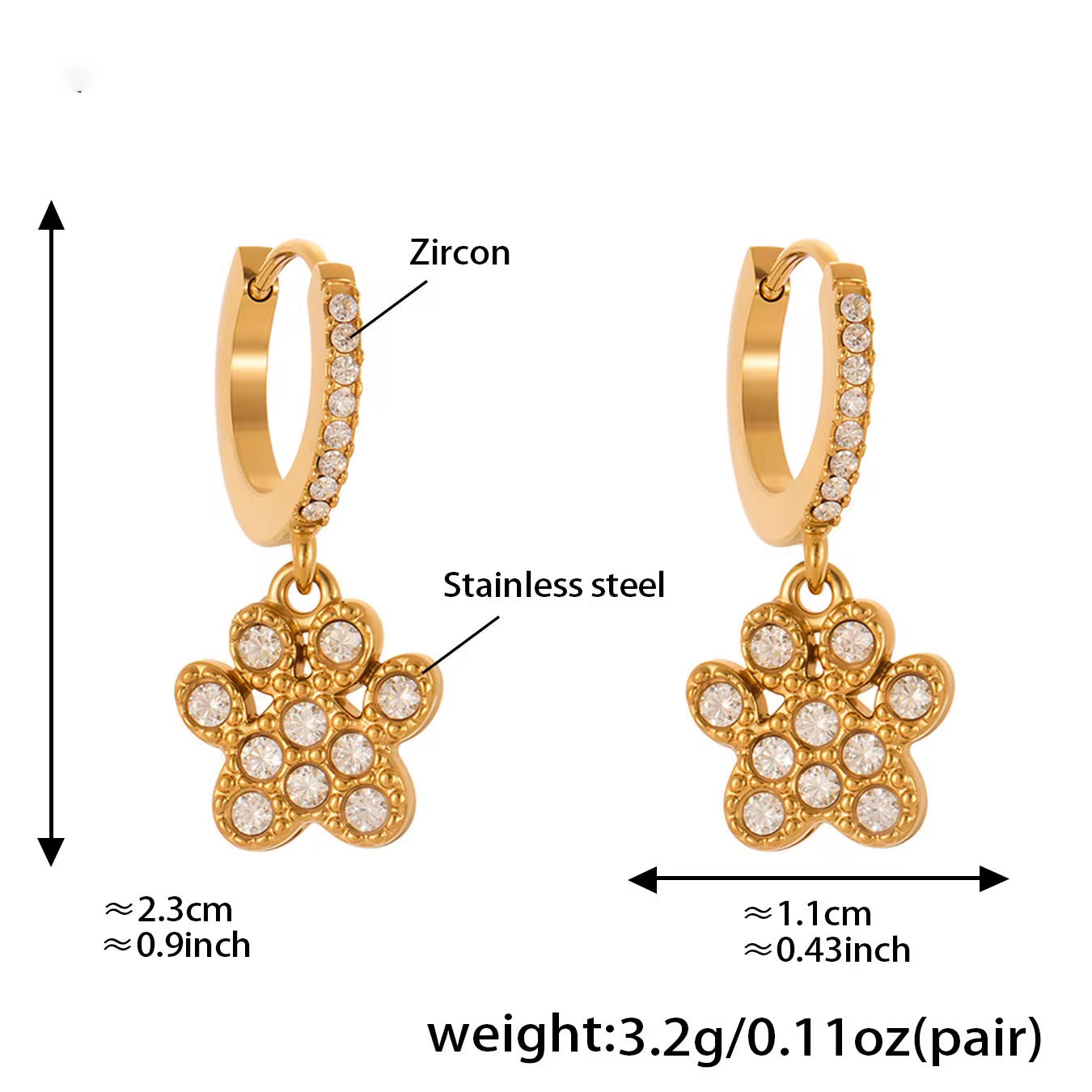 PAW EARRINGS