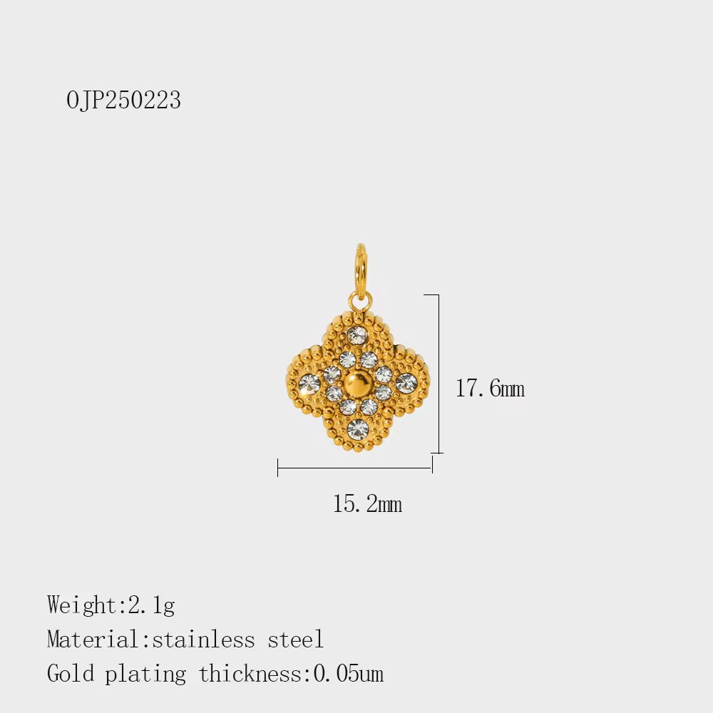 GOLDEN CLOVER CHARM