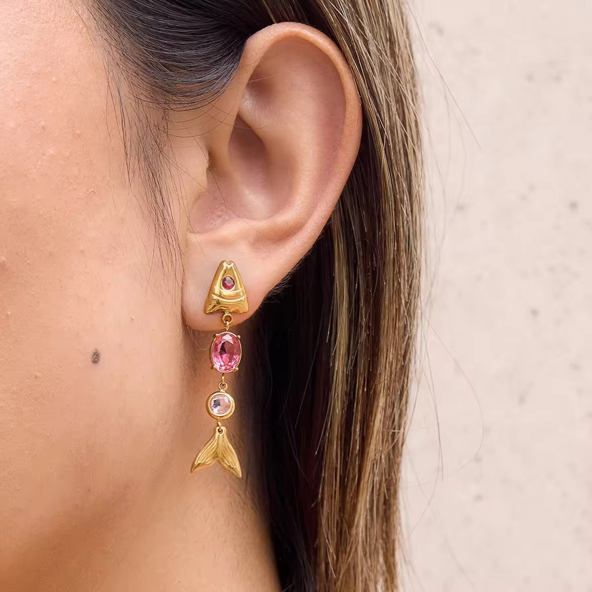NEMO EARRINGS (PINK)