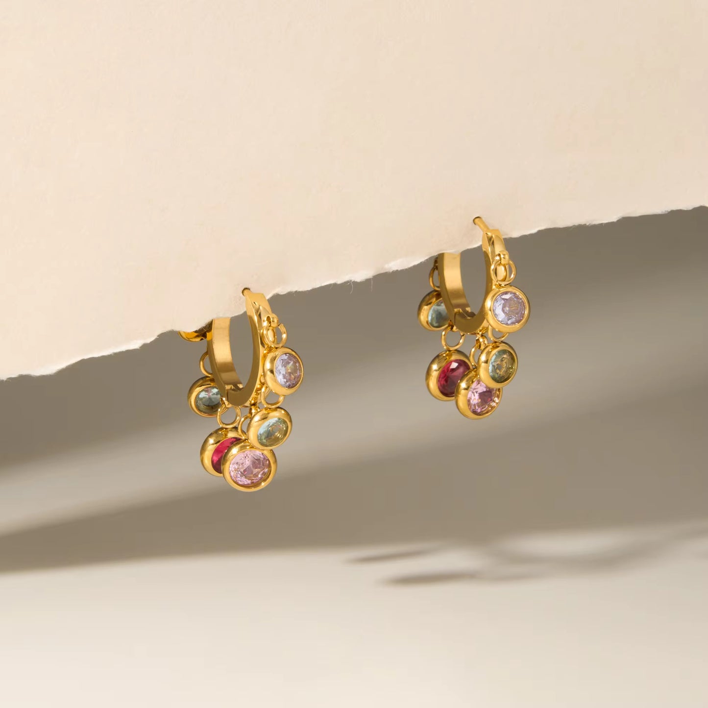 MULTI CASCADE EARRINGS