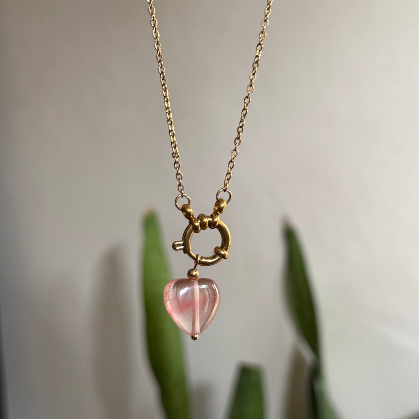 HEART STONE CHARM