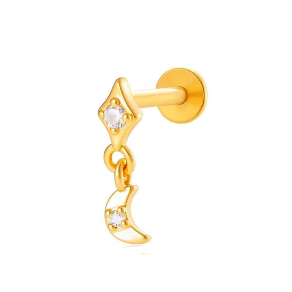 CRESCENT STUD (SINGLE)