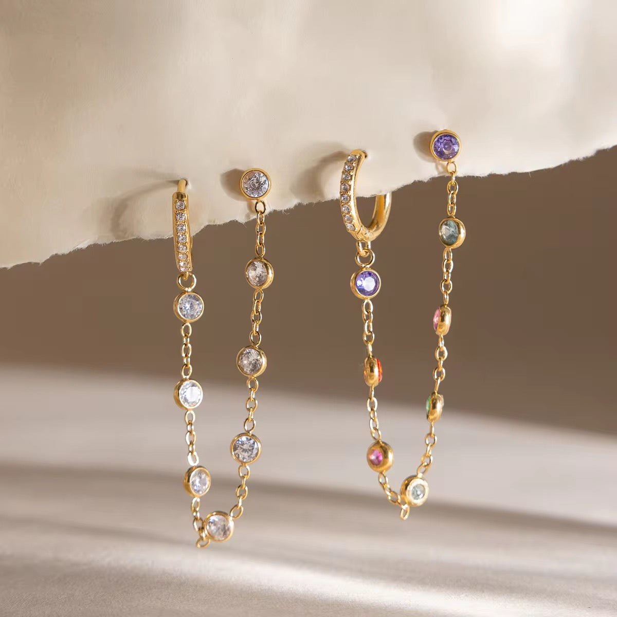 MIDNIGHT EARRINGS ( MULTI)