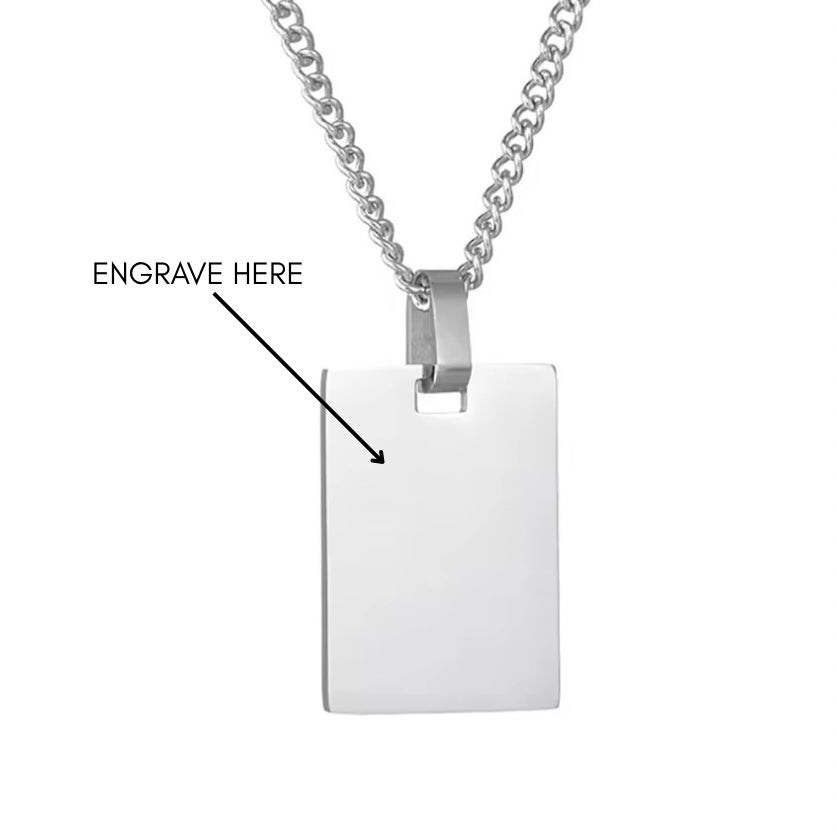 BAR ENGRAVABLE CHARM