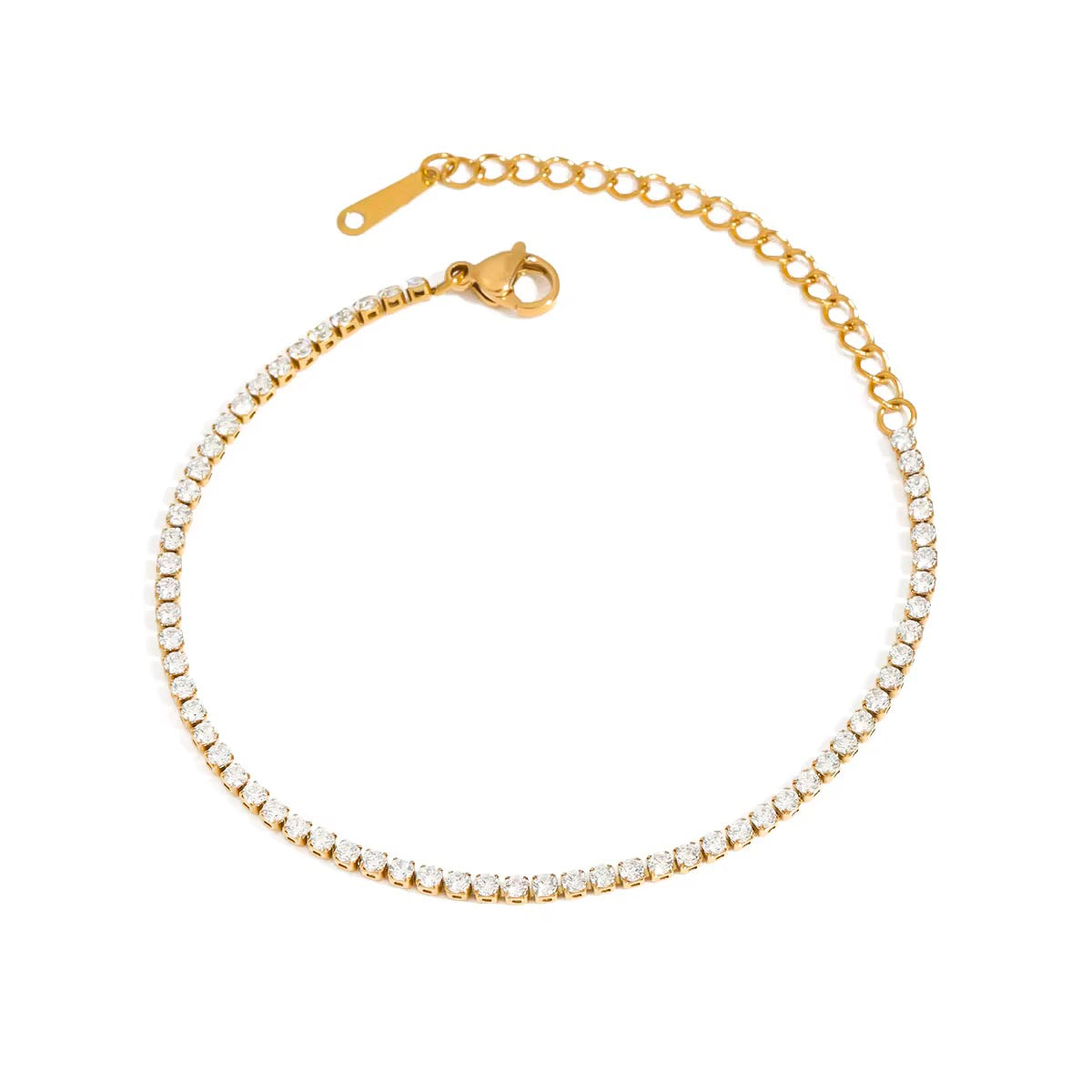 TENNIS BRACELET (GOLD)