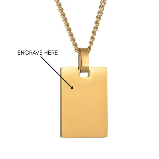 BAR ENGRAVABLE CHARM
