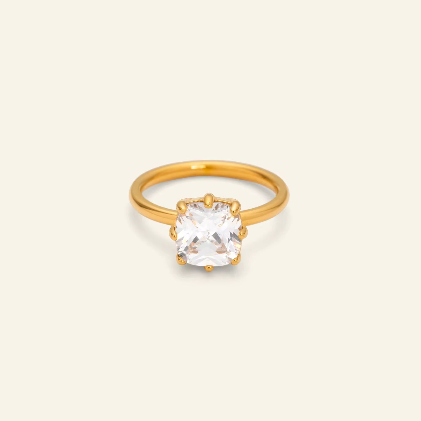 AURORA RING (CUSHION CUT)