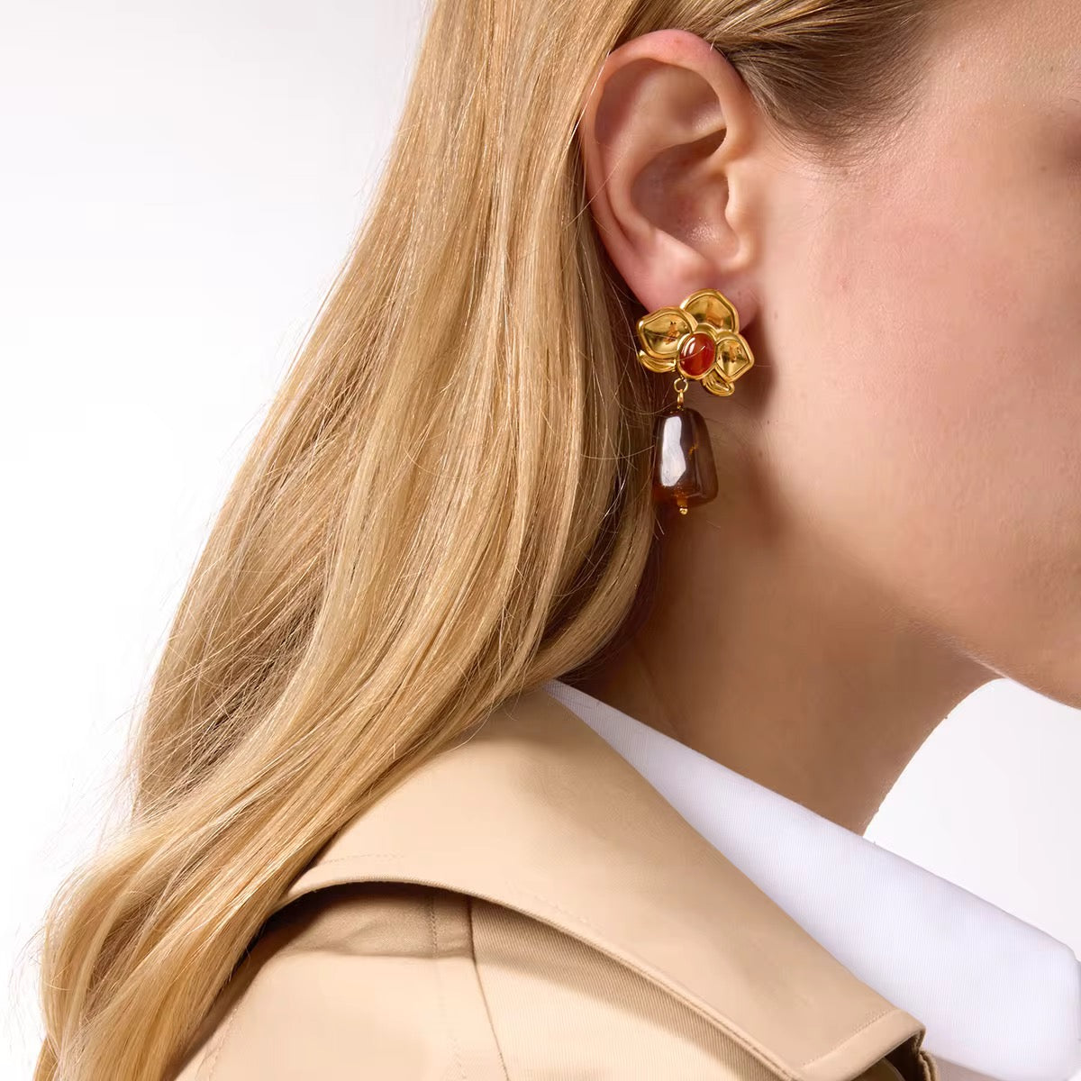 LOTUS EARRINGS