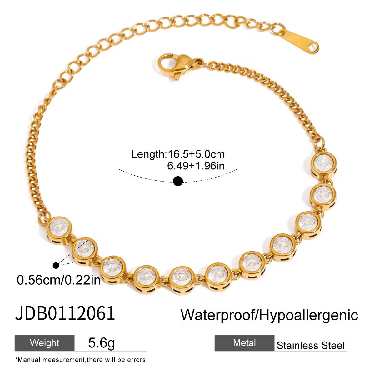 BEZEL CRYSTAL BRACELET